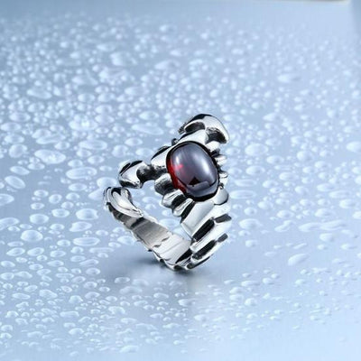 Cool Stainless Steel Crystal Scorpion Ring Rings