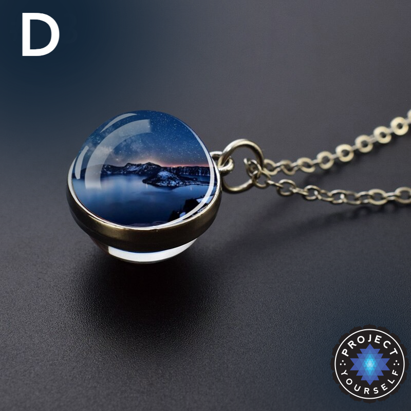 Aurora Polar Lights Ball Necklace