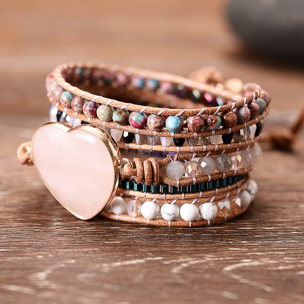 Love Harmony Rose Quartz Bracelet