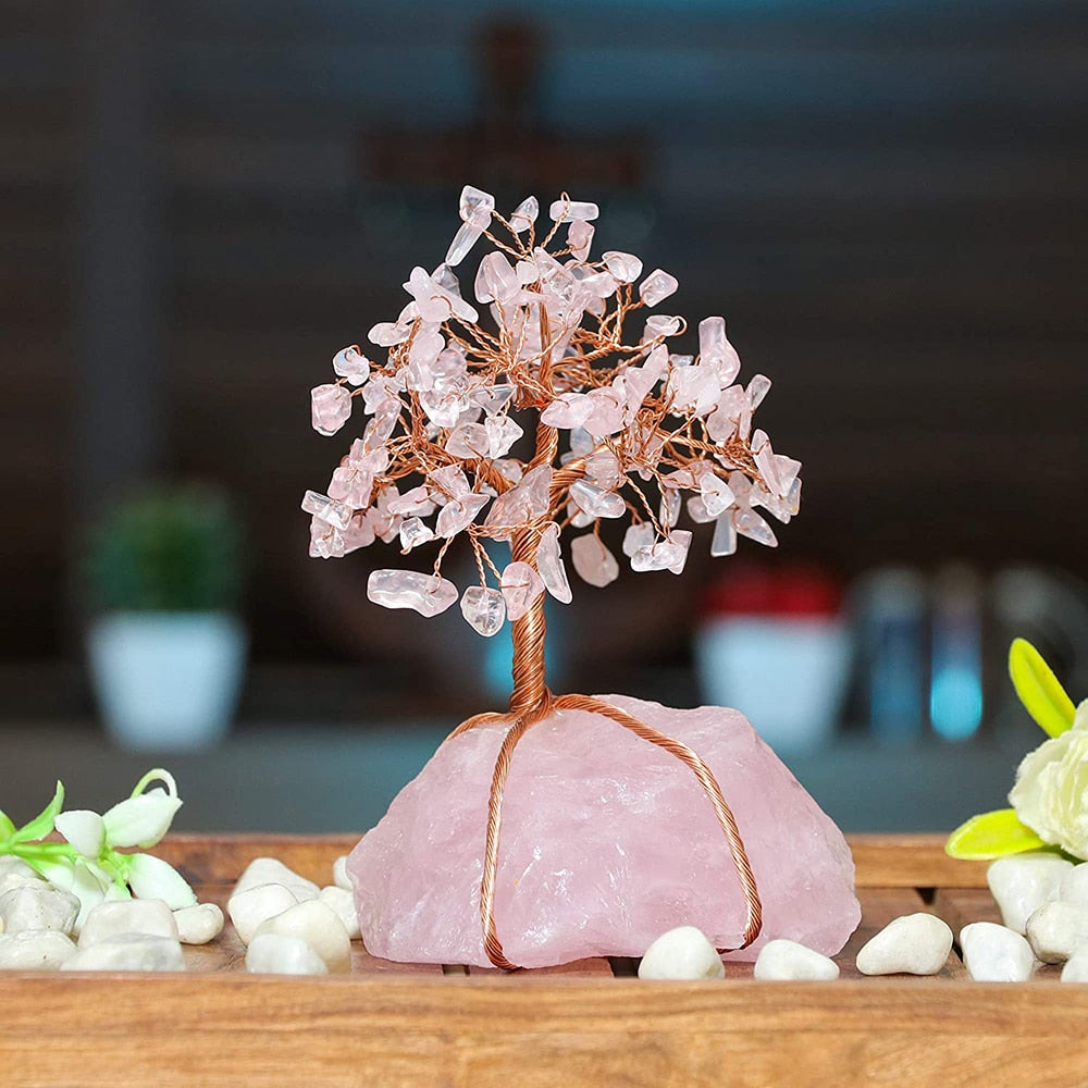 Hearten Harmonious Relationship Rose Quartz Tree