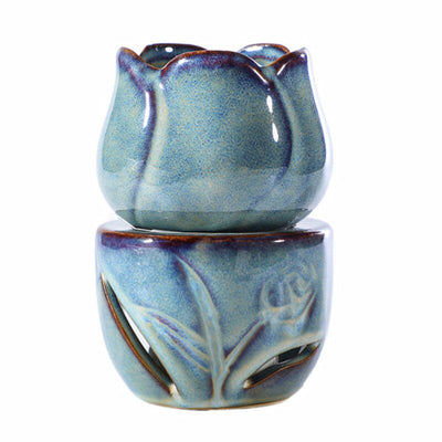 Ceramic Tulips Aromatherapy Burner