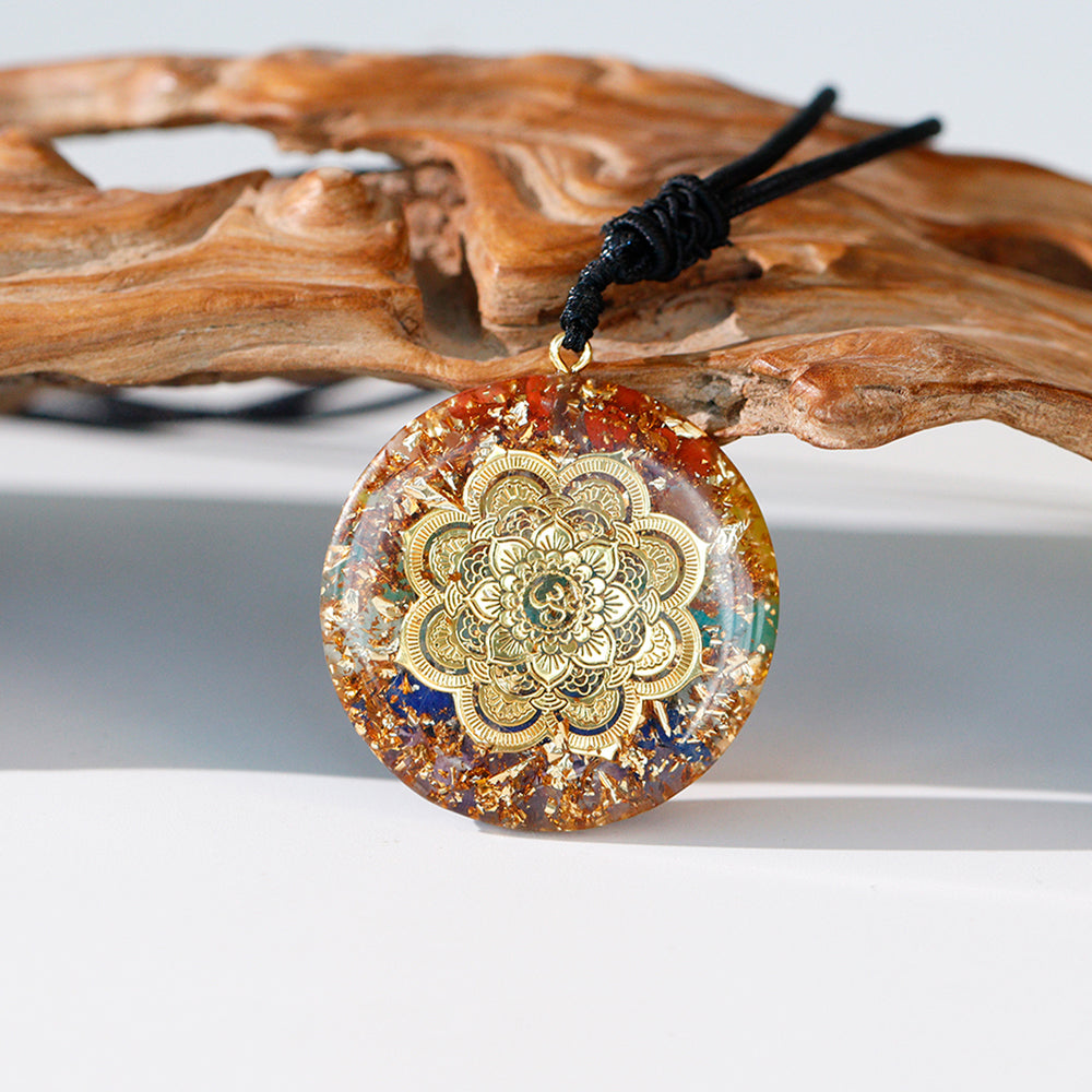 Chakra Balancing Tree Of Life Orgone Necklace