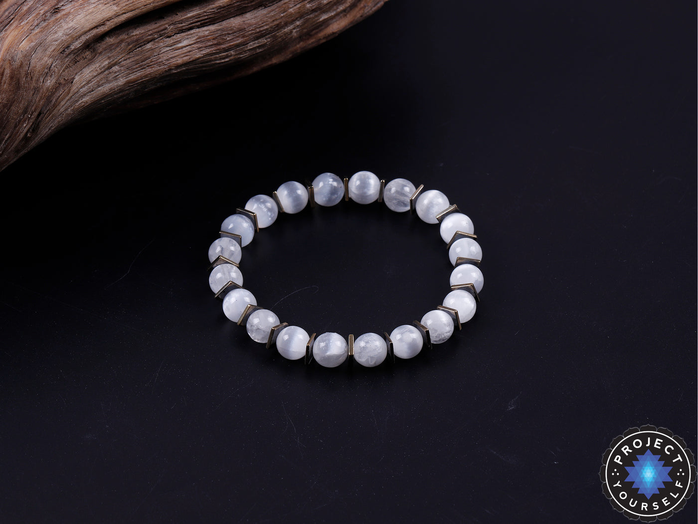 Moonstone & Hematite Cooling Bracelet