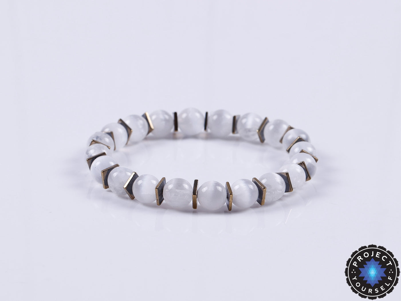 Moonstone & Hematite Cooling Bracelet