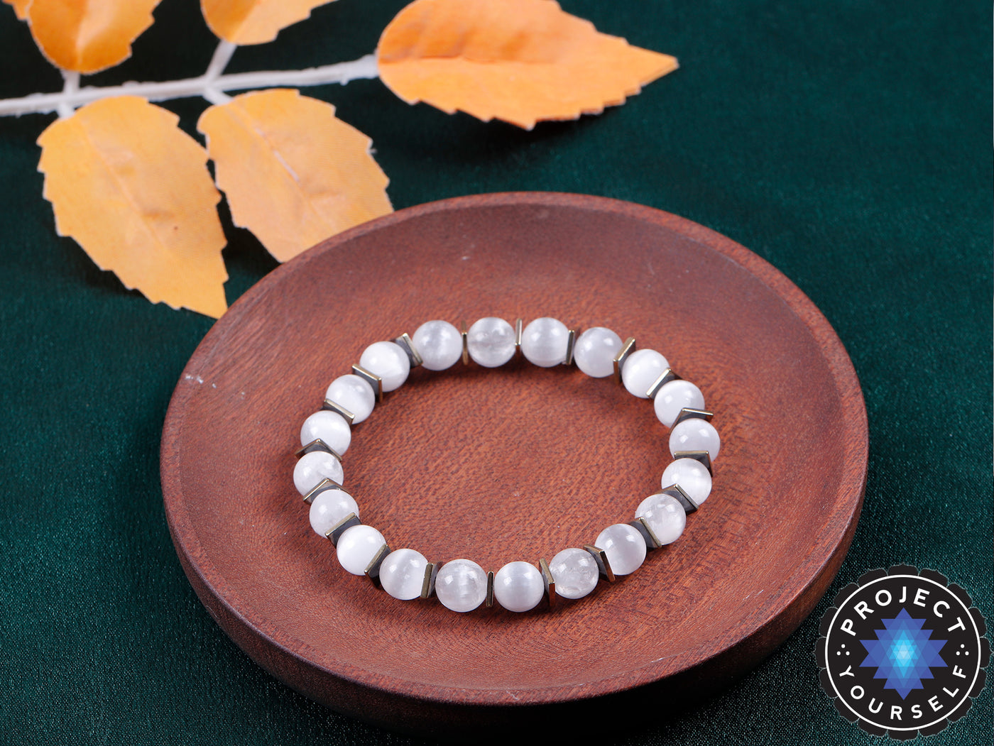 Moonstone & Hematite Cooling Bracelet