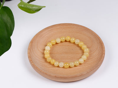 Revitalizing Sunbeam Yellow Jade Bracelet