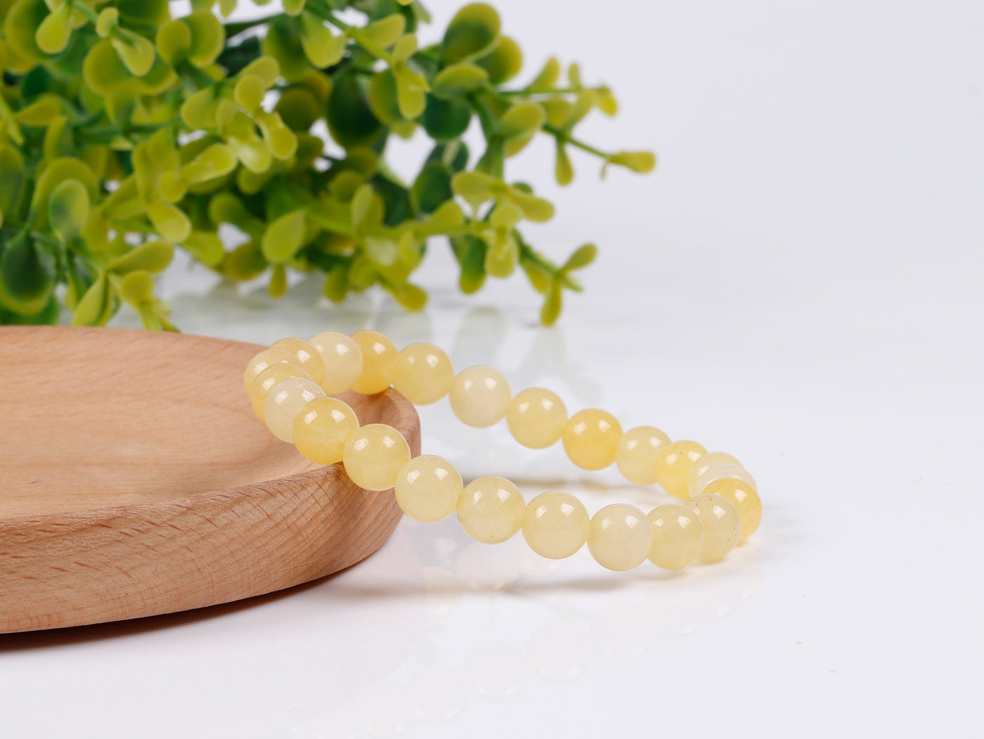 Revitalizing Sunbeam Yellow Jade Bracelet