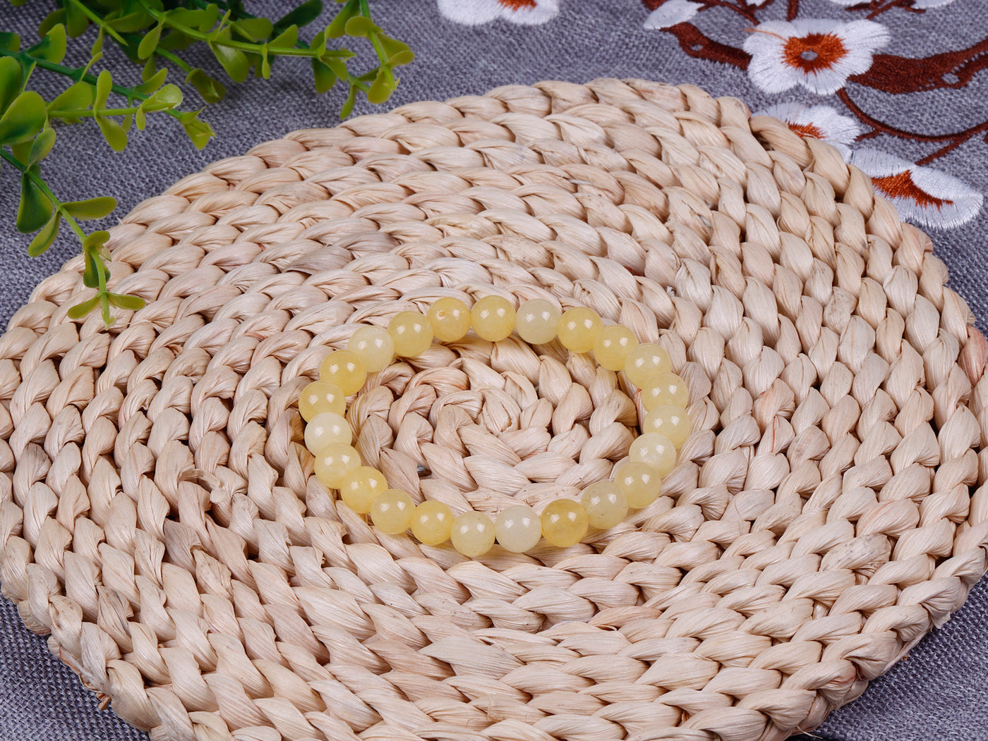 Revitalizing Sunbeam Yellow Jade Bracelet