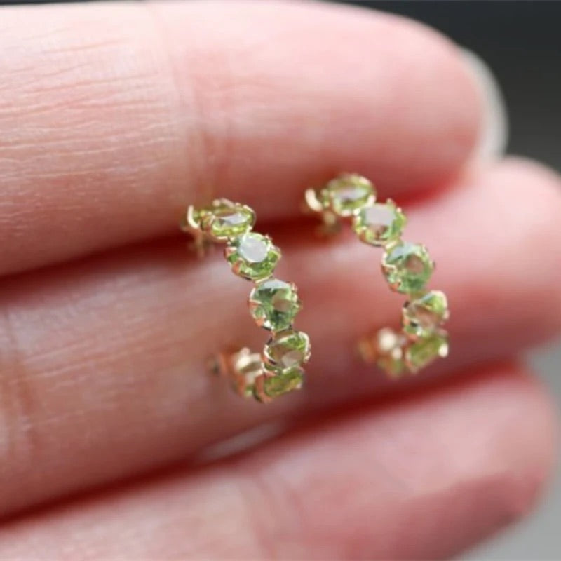 Cleopatra’s Treasure Peridot Bracelet & Earrings Set