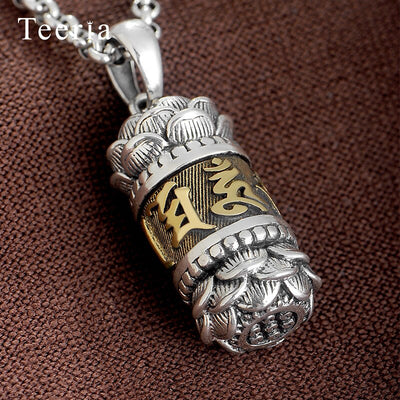 Retro Hollow Cylinder Necklace