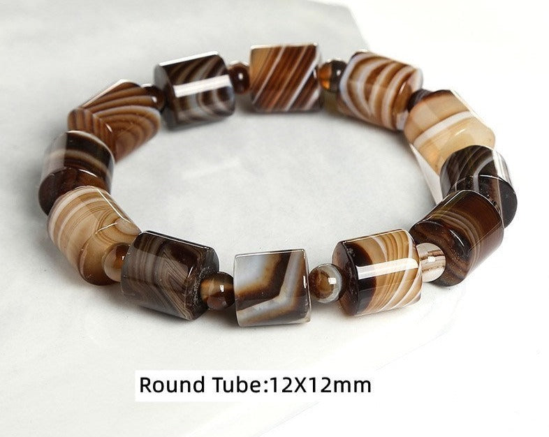 Javaphile Lace Agate Bracelets