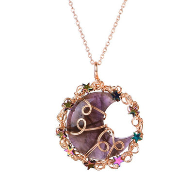 Celestial Healing Amethyst Necklace