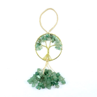 Tree of Life Quartz Hanging Pendant