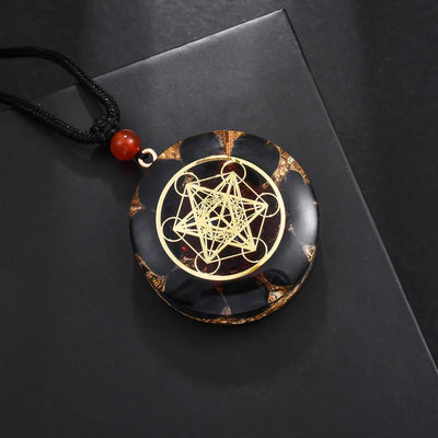 EMF Radiation Protection Obsidian Necklace