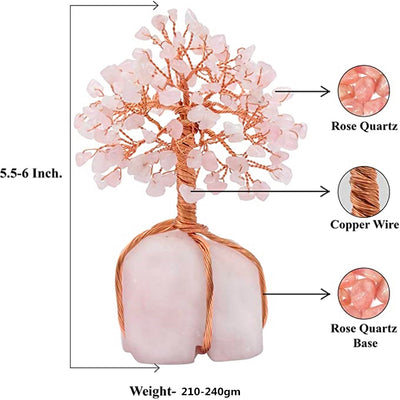 Hearten Harmonious Relationship Rose Quartz Tree