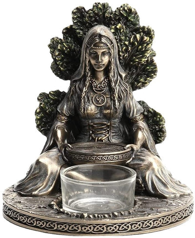 Celtic God Statue Candle Holder