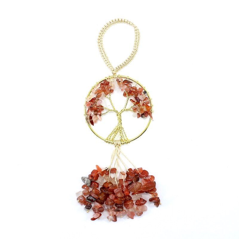 Tree of Life Quartz Hanging Pendant