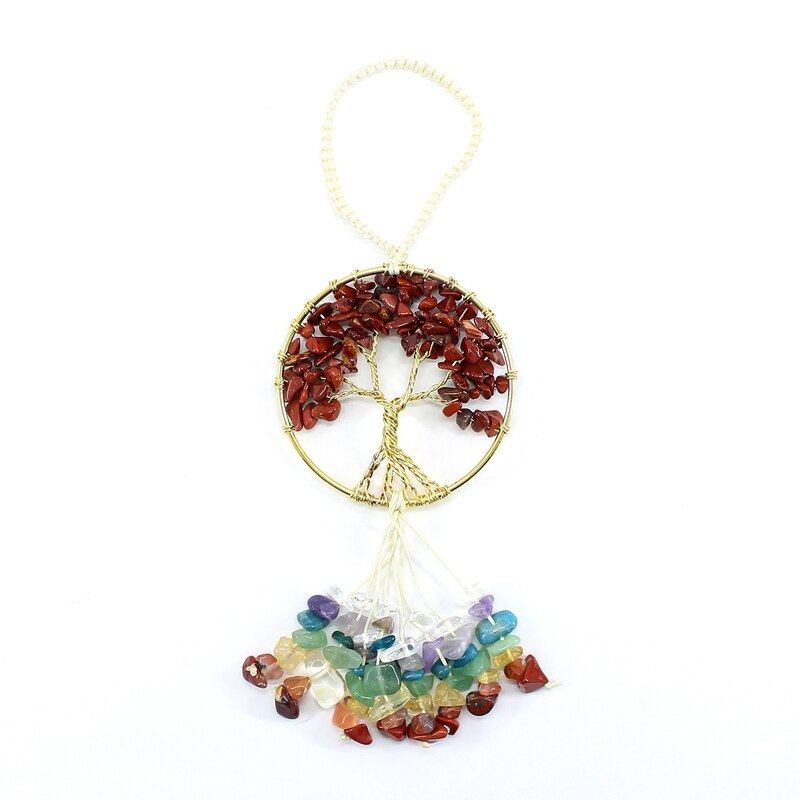 Tree of Life Quartz Hanging Pendant