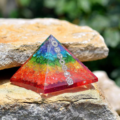 Chakra Healing Rainbow Pyramid