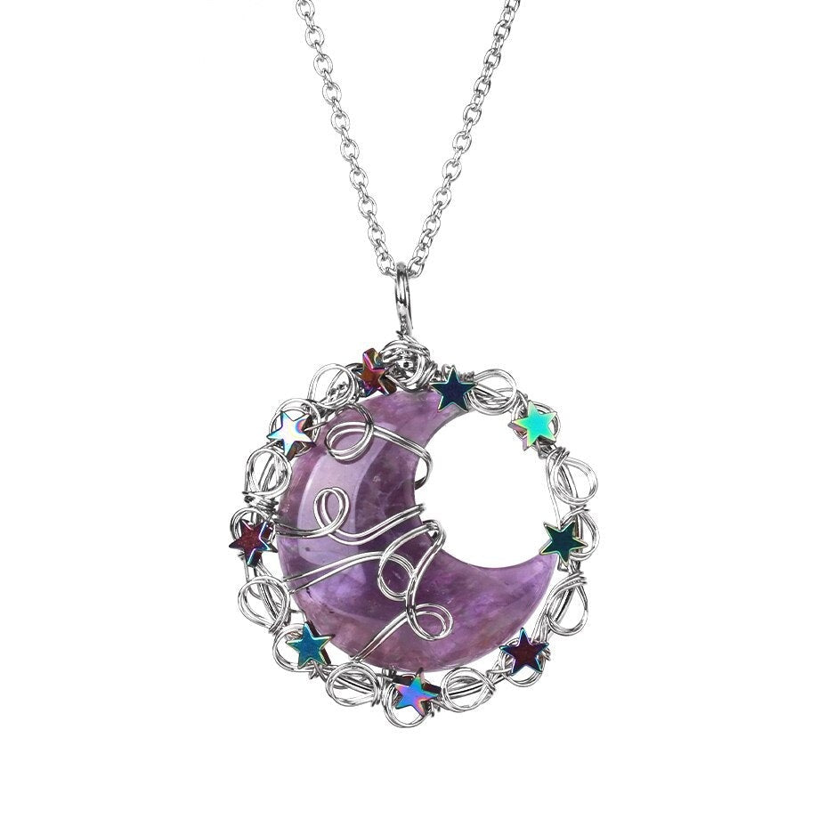 Celestial Healing Amethyst Necklace