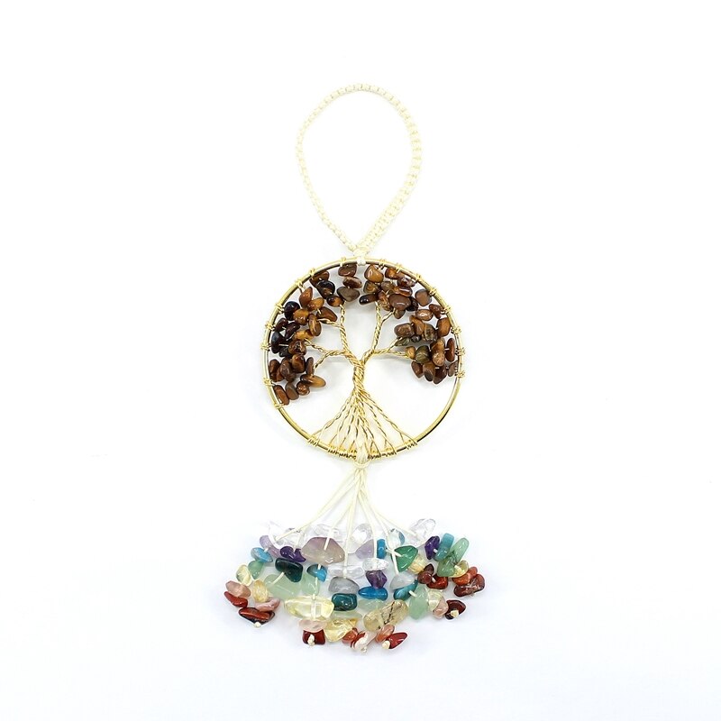 Tree of Life Quartz Hanging Pendant