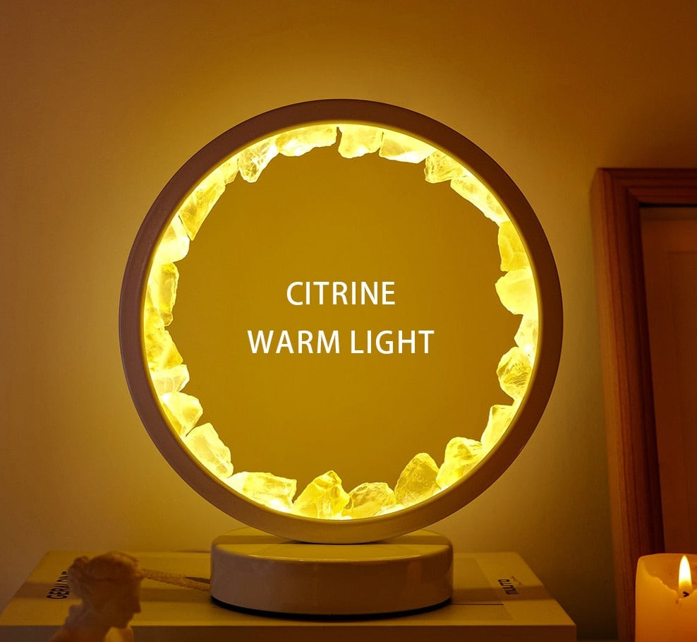 Circle Cluster Quartz Lamp