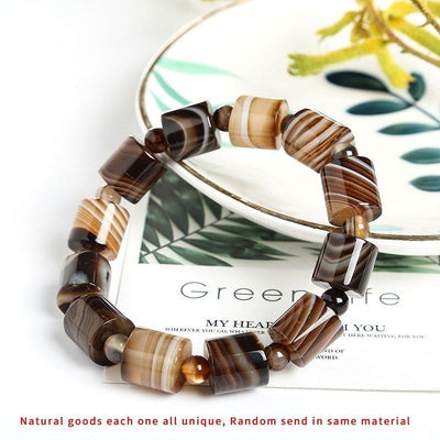 Javaphile Lace Agate Bracelets