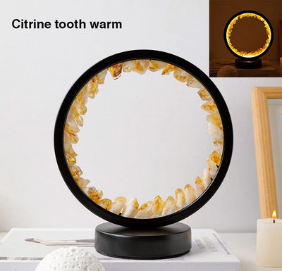 Circle Cluster Quartz Lamp