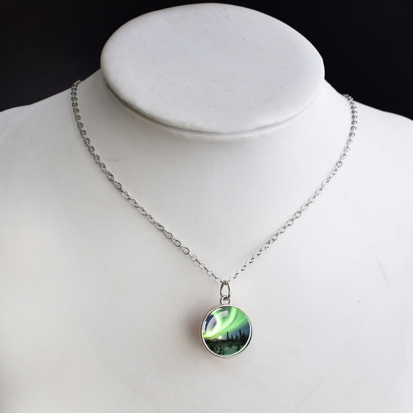 Aurora Polar Lights Ball Necklace