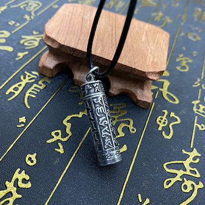 Retro Hollow Cylinder Necklace