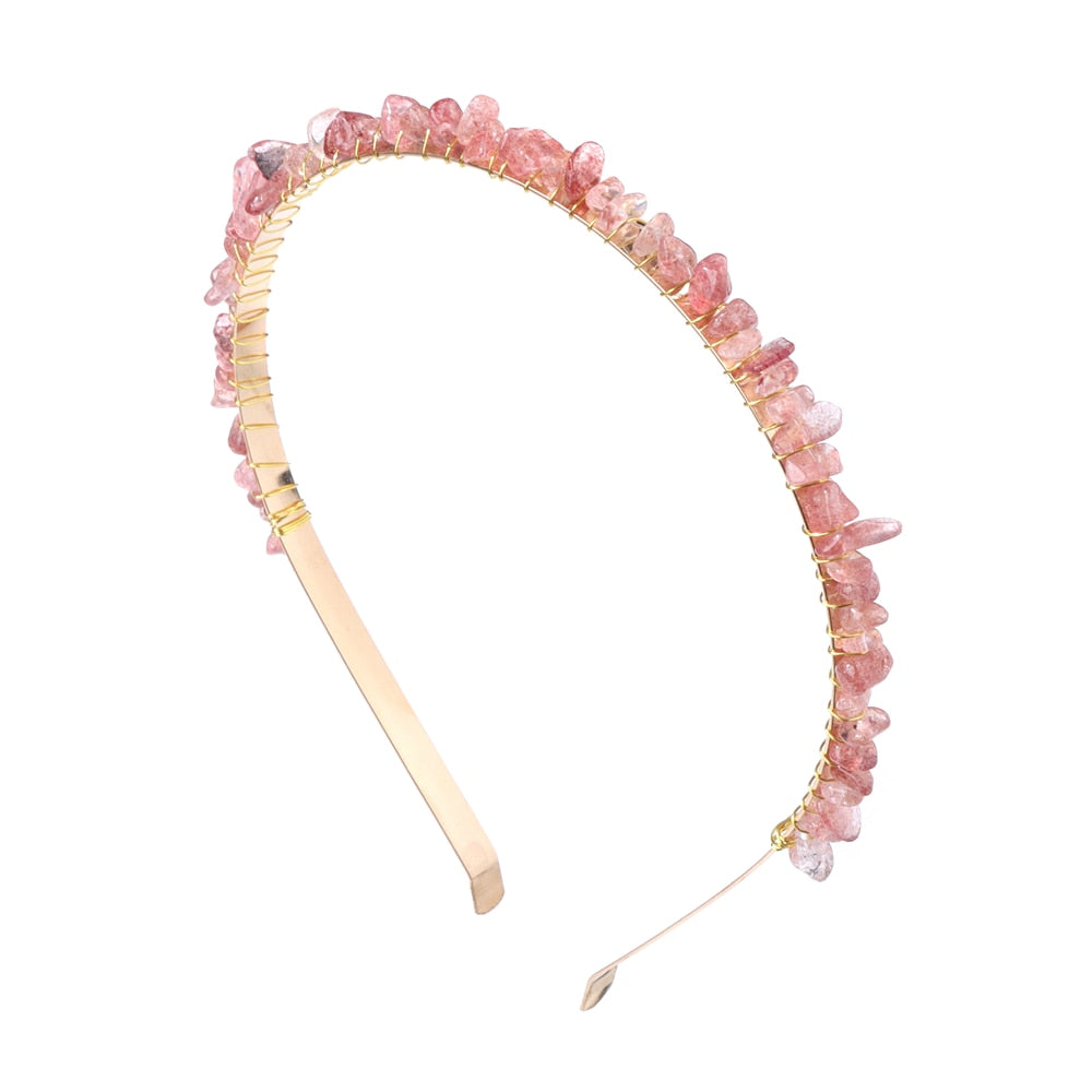 Calming Gemstone Hair Hoop