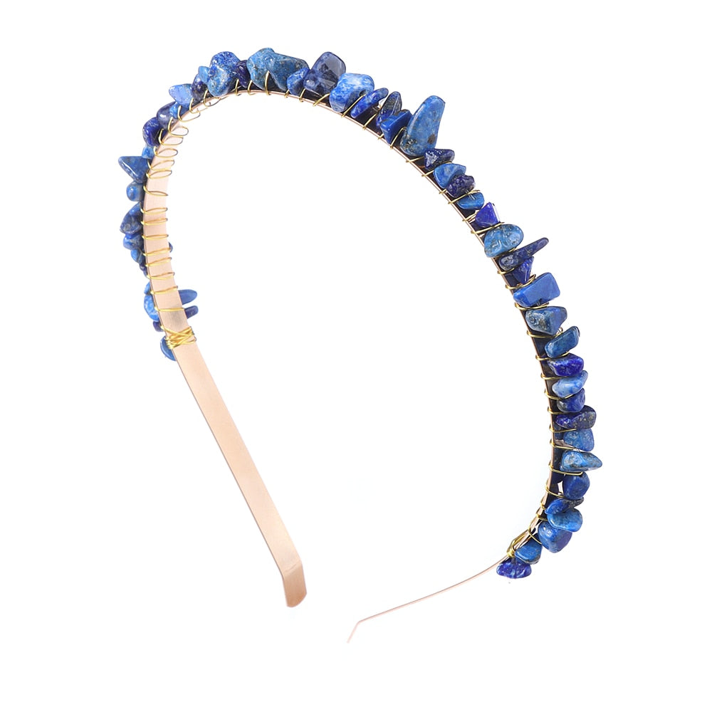 Calming Gemstone Hair Hoop