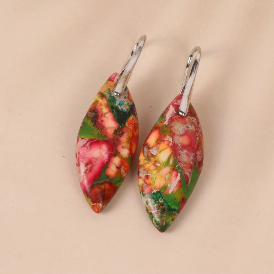 Autumn Imperial Jasper Drop Earrings