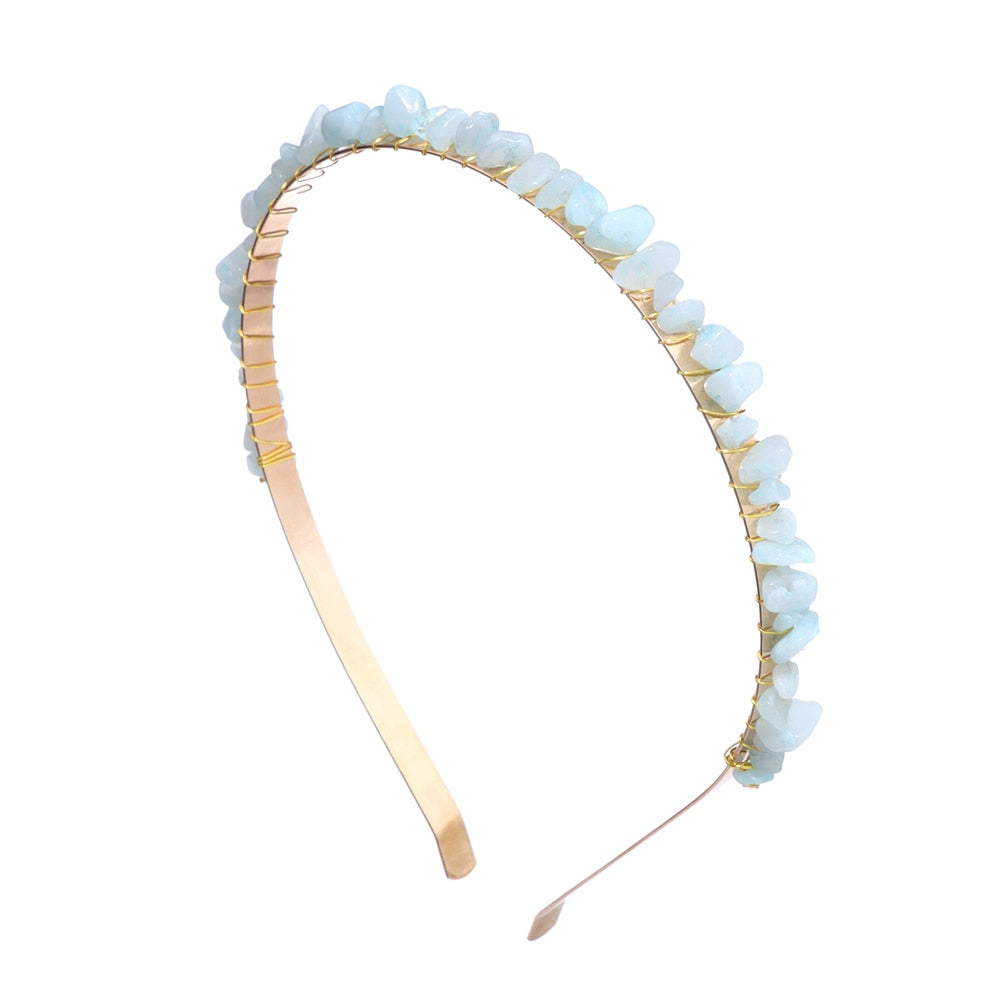 Calming Gemstone Hair Hoop