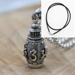 Retro Hollow Cylinder Necklace