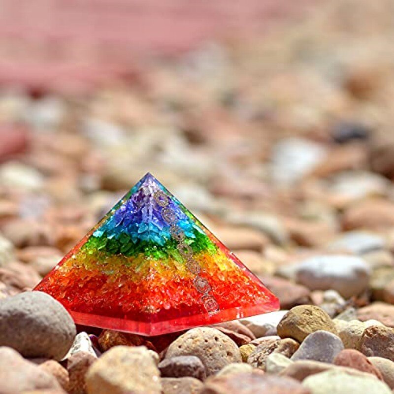 Chakra Healing Rainbow Pyramid