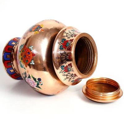 Pure Copper Tibetan Bottle