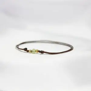 Cleopatra’s Treasure Adjustable Peridot Anklet/Bracelet