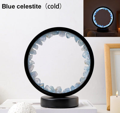 Circle Cluster Quartz Lamp