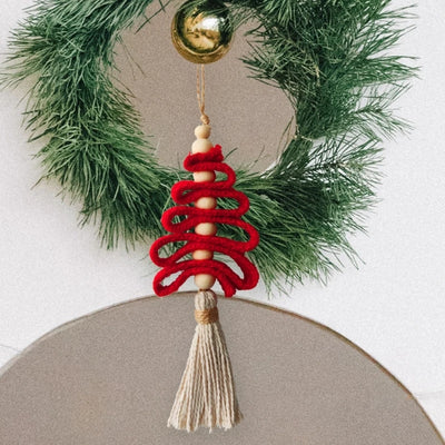 Handwoven Macrame Christmas Tree