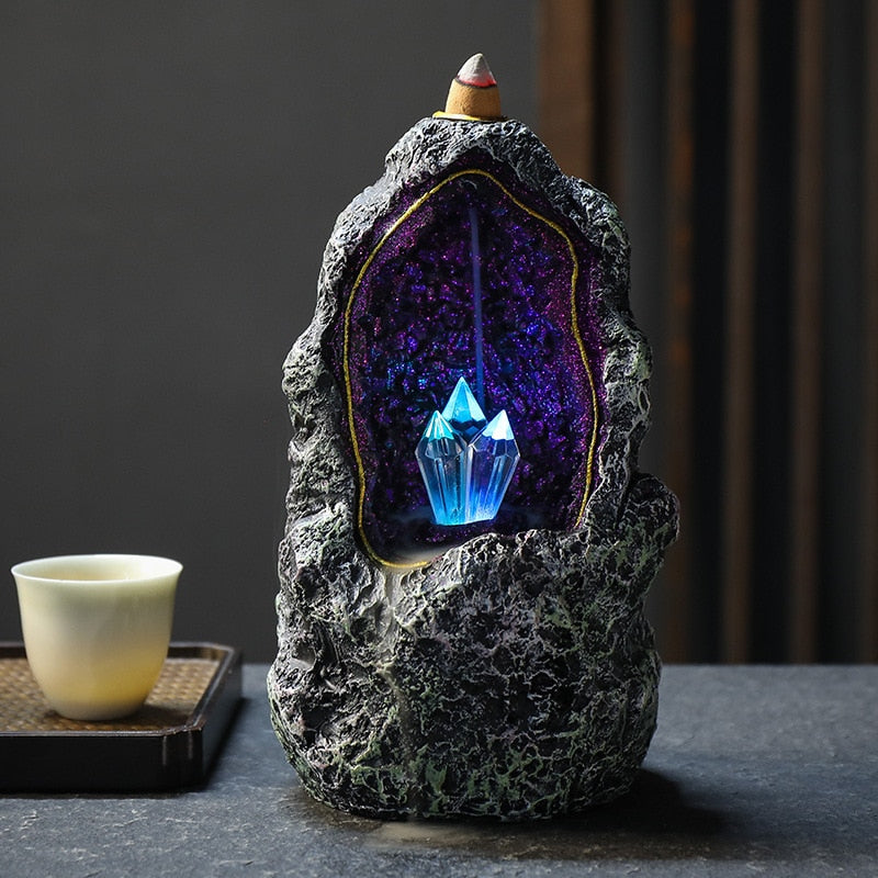 Dreamy Crystal Cave Candle Holder