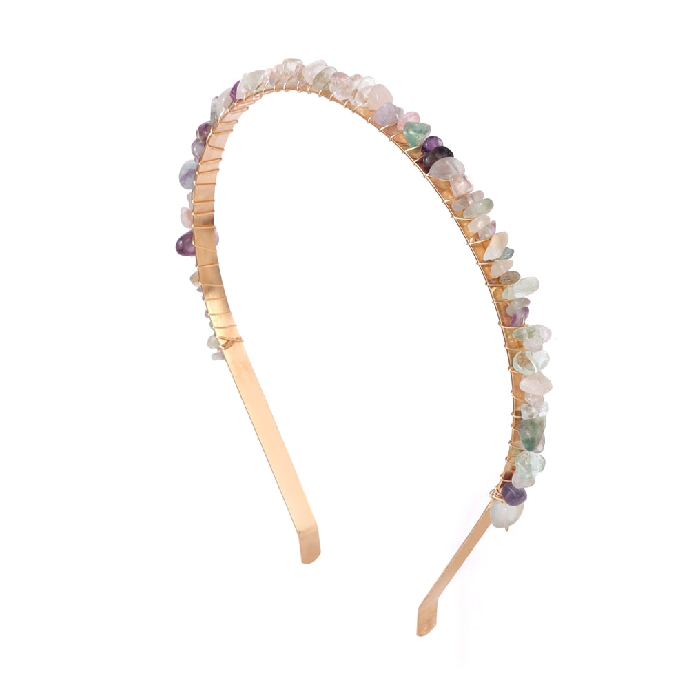 Calming Gemstone Hair Hoop