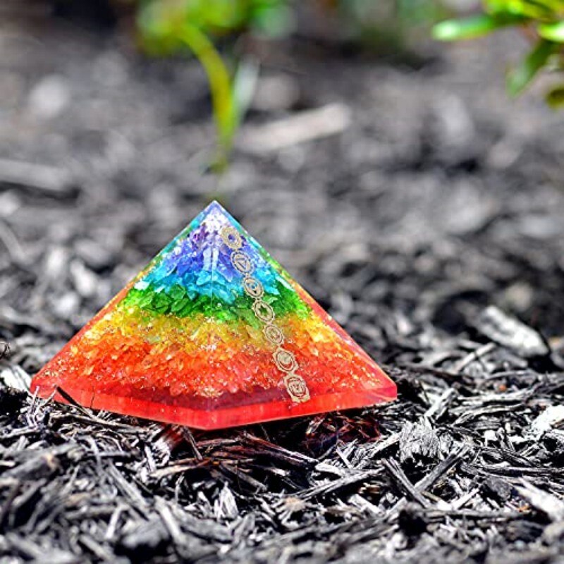 Chakra Healing Rainbow Pyramid