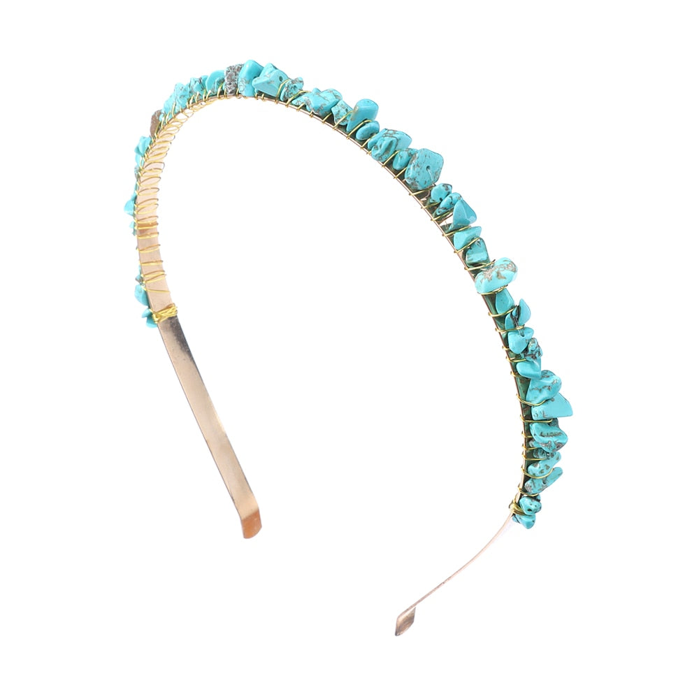 Calming Gemstone Hair Hoop