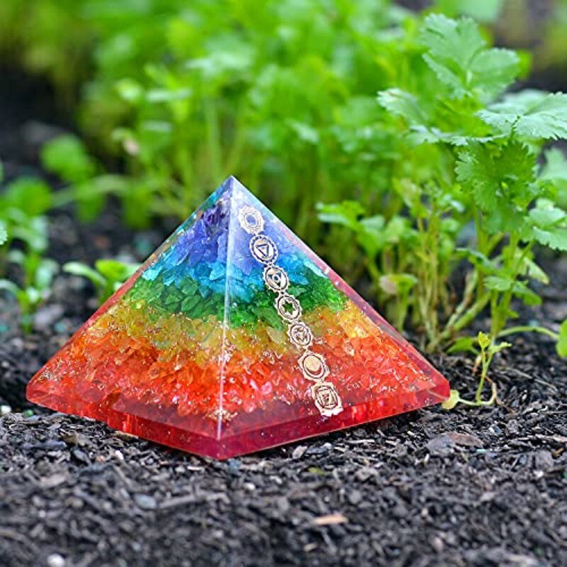 Chakra Healing Rainbow Pyramid