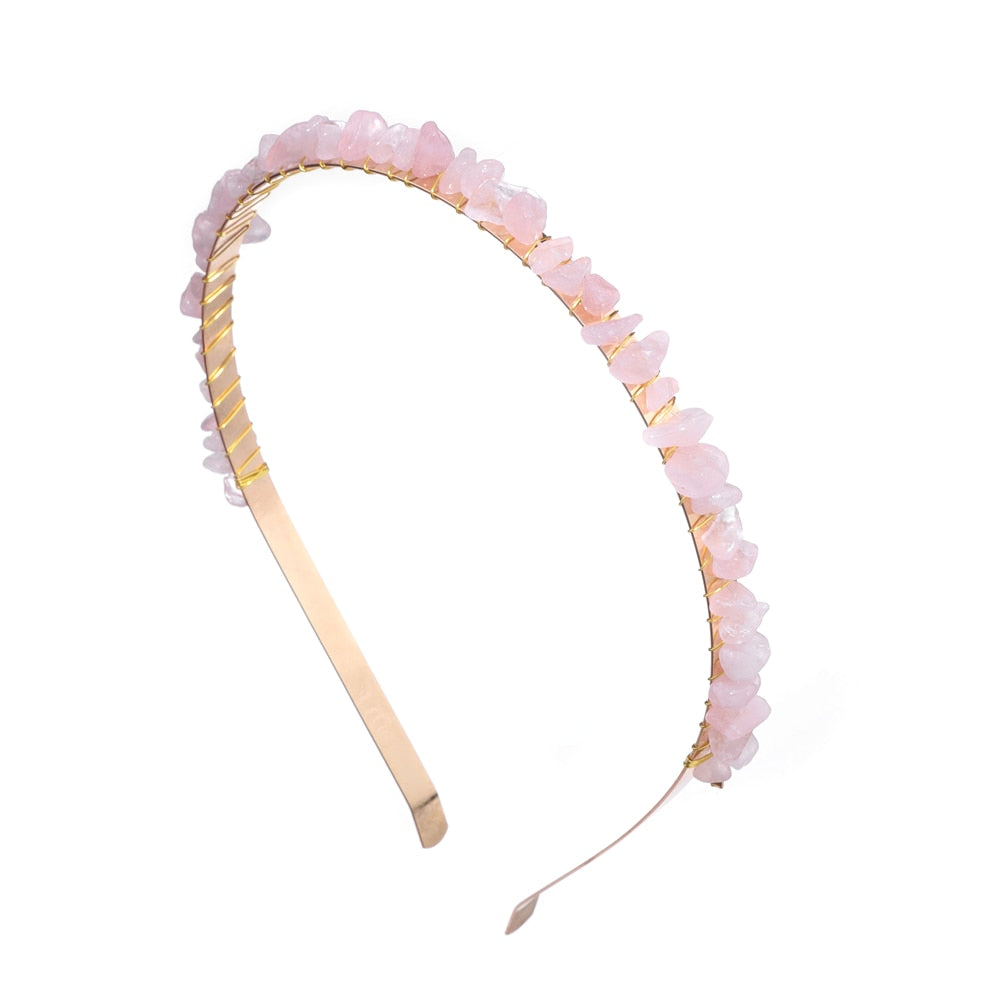 Calming Gemstone Hair Hoop