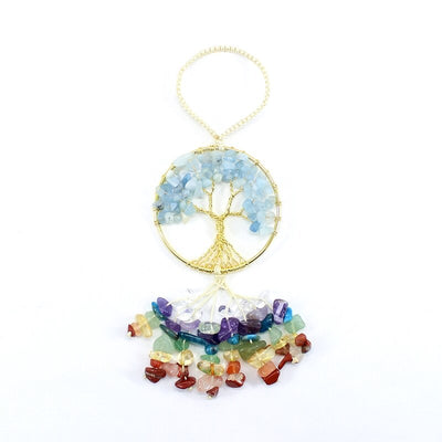 Tree of Life Quartz Hanging Pendant