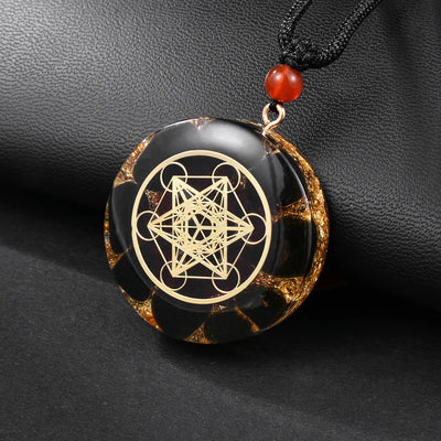 EMF Radiation Protection Obsidian Necklace