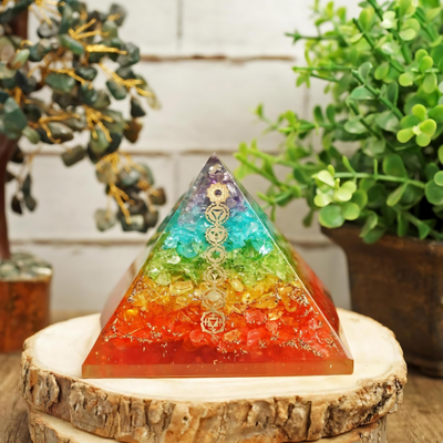 Chakra Healing Rainbow Pyramid