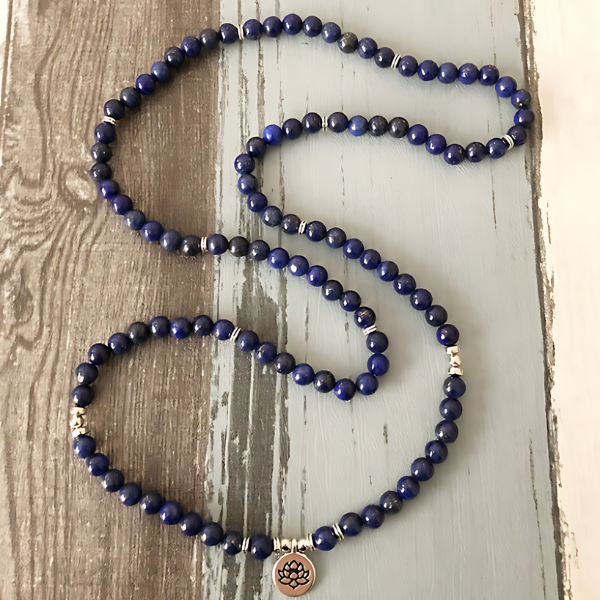 Lapis Lazuli Inspiration Mala